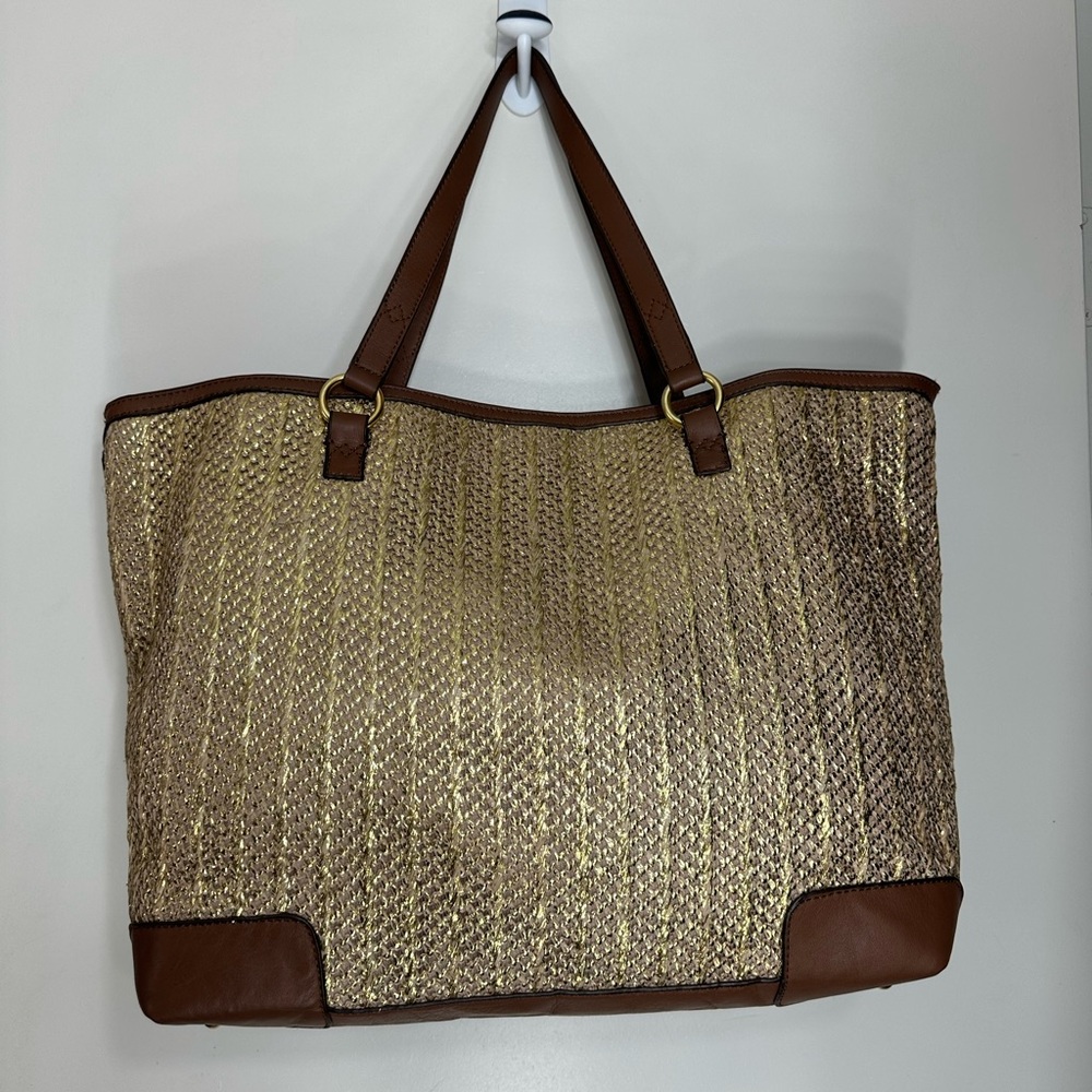 Juicy Couture Palm Springs Metallic
Straw Tote Bag - Picture 6 of 13